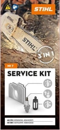 STIHL Zestaw serwisowy nr. 7 do MS 170 (od 2014), MS 180 (od 2015)