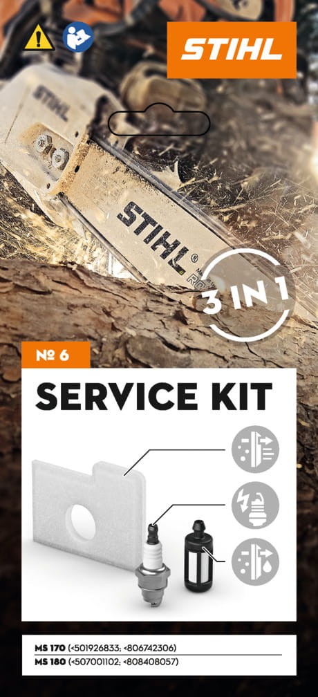 STIHL Zestaw serwisowy nr 6 do MS 170 (do 2014), MS 180 (do 2015)