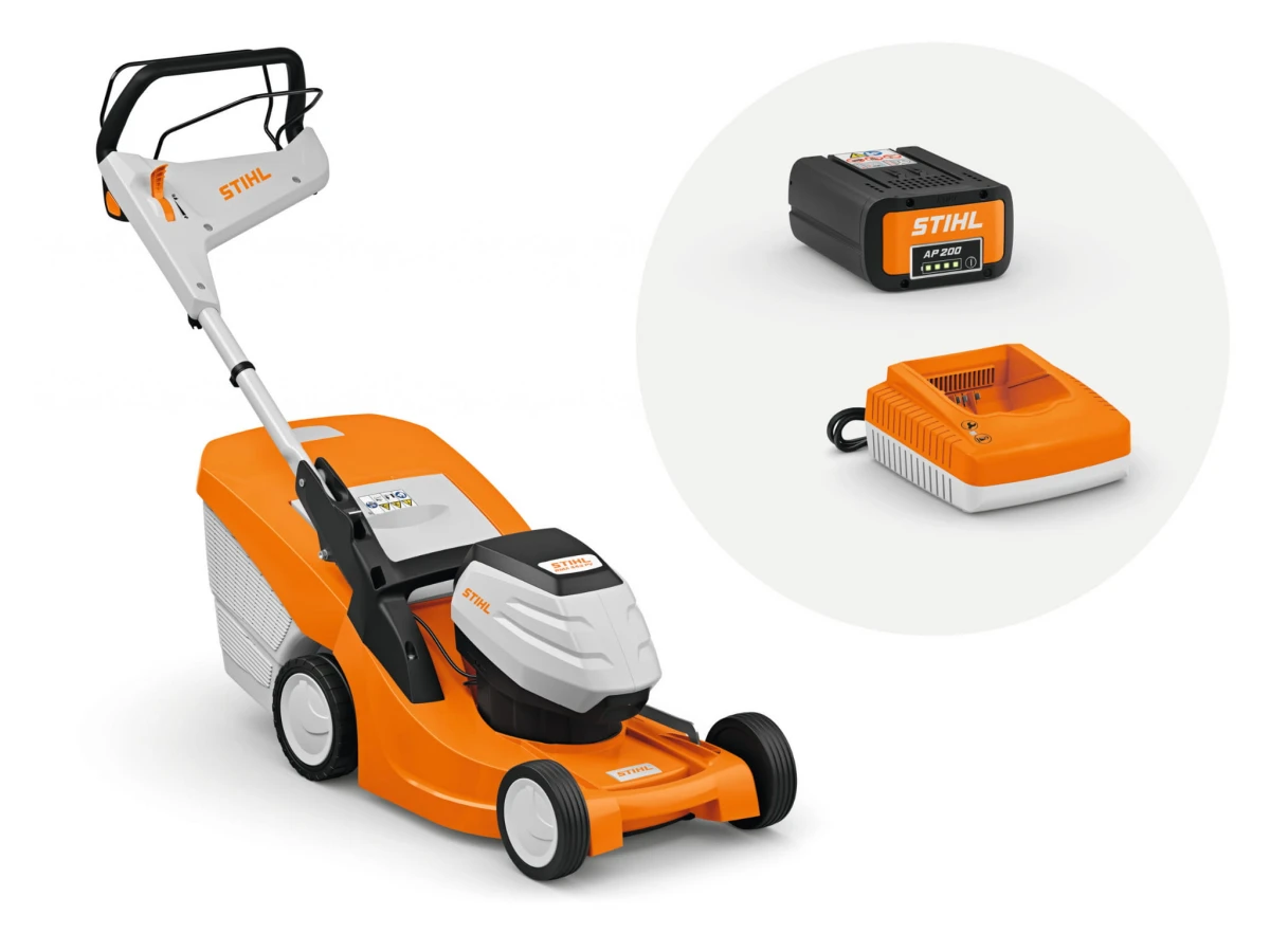 STIHL Kosiarka akumulatorowa RMA 443 PV z napędem Vario z akumulatorem AP 200 i ładowarką AL 300